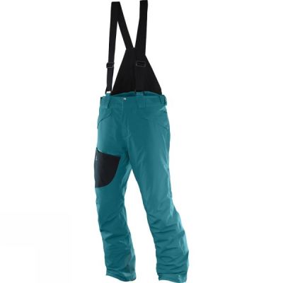 Salomon Chill Out Bib - Férfi Nadrág - Türkiz (Magyarország SDT169470)